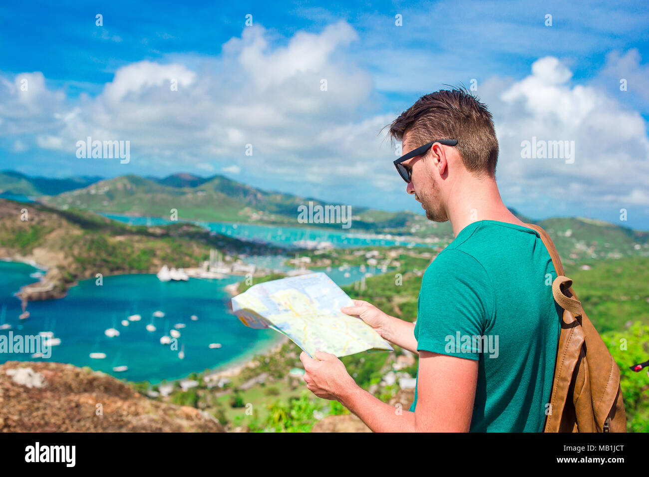Map of english harbour antigua hires stock photography and images Alamy