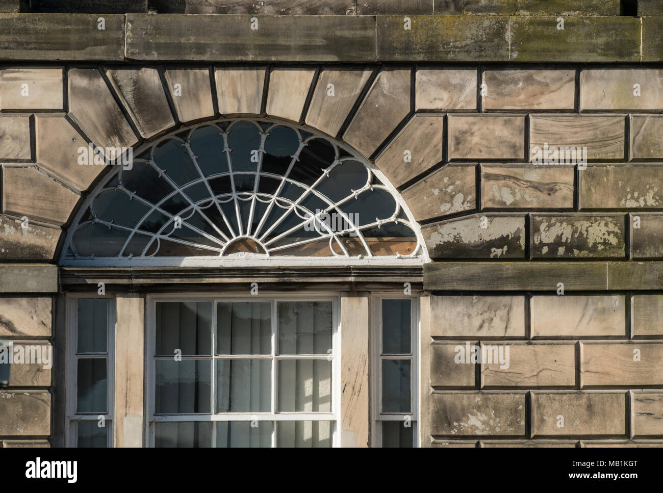 The Old Academy building forms the centrepiece of Rose Terrace, a fine example of Georgian architecture in Perth, Scotland, UK Stock Photo