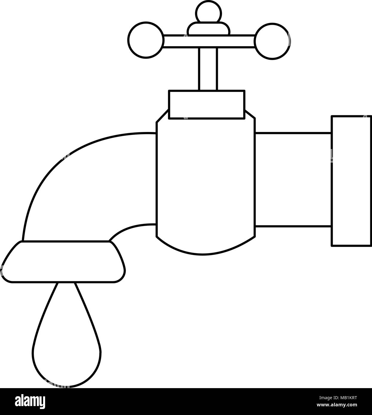 Shower faucet symbol Stock Vector Image & Art Alamy