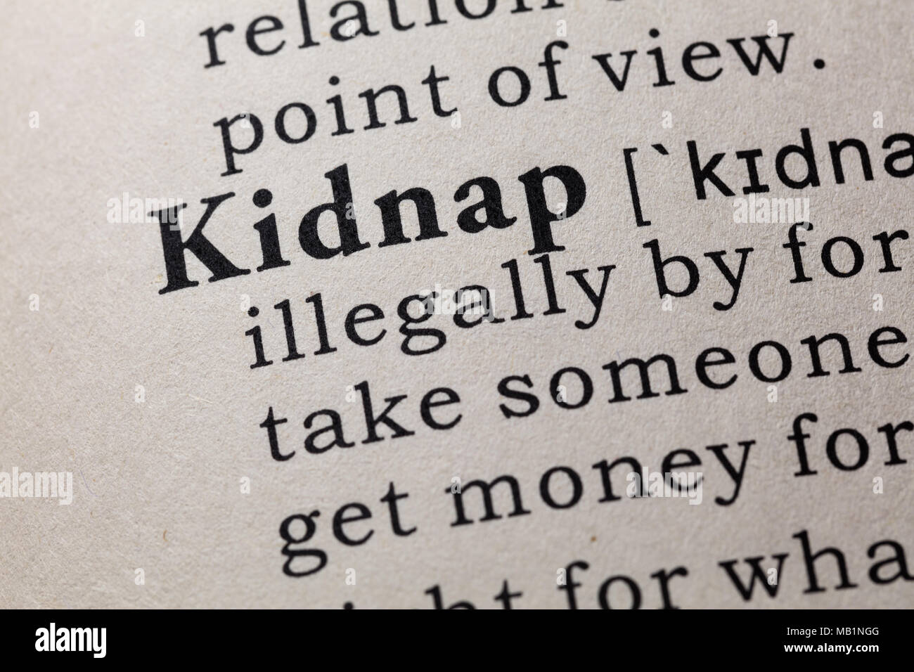 Kidnapping concept hi-res stock photography and images - Alamy