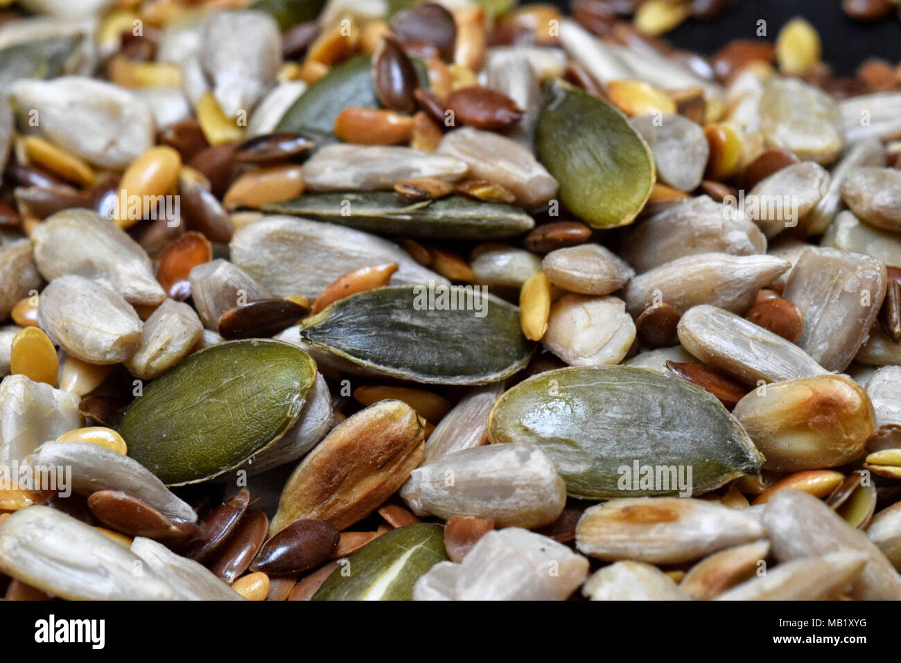 A variety of edible seeds Stock Photo Alamy