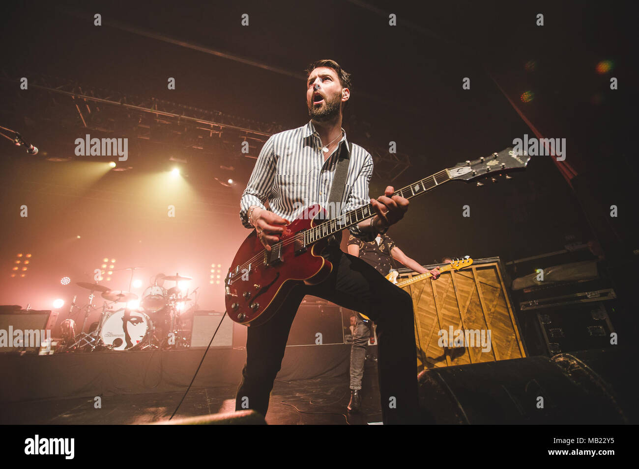 Sheffeil O2 Sheffield, UK. April 5, 2018 - Liam Fray of the British indie band, The ...