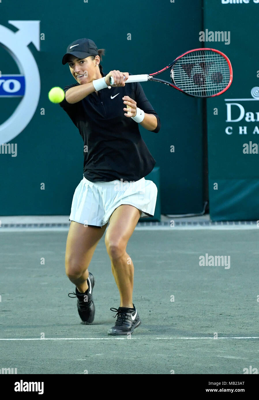 Charleston, South Carolina, USA. 5th Apr, 2018. Caroline Garcia (FRA
