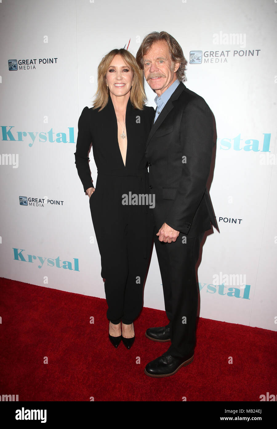 Hollywood, Ca. 5th Apr, 2018. William H. Macy, Felicity Huffman, at the