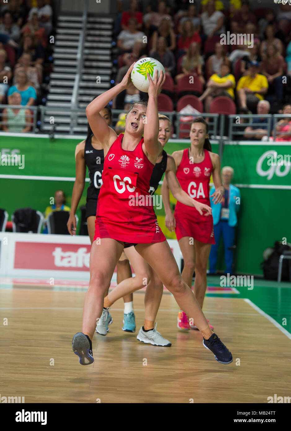 Netball Day 2 Commonwealth Games 2018 Stock Photo Alamy