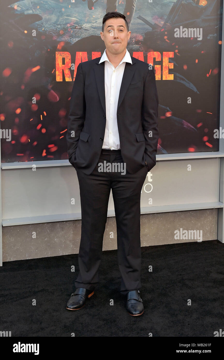 Brad Peyton attending the 'Rampage Big meets Bigger' World premiere