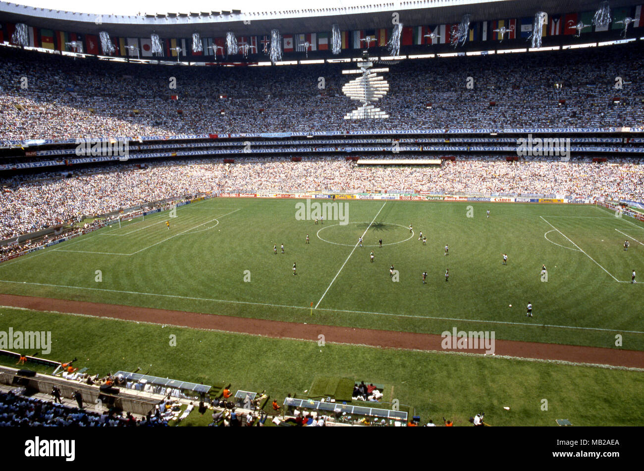 Fifa World Cup Mexico 1986 29 6 1986 Estadio Azteca Mexico D F Final Argentina V West Germany Azteca Stadium During The Final Stock Photo Alamy