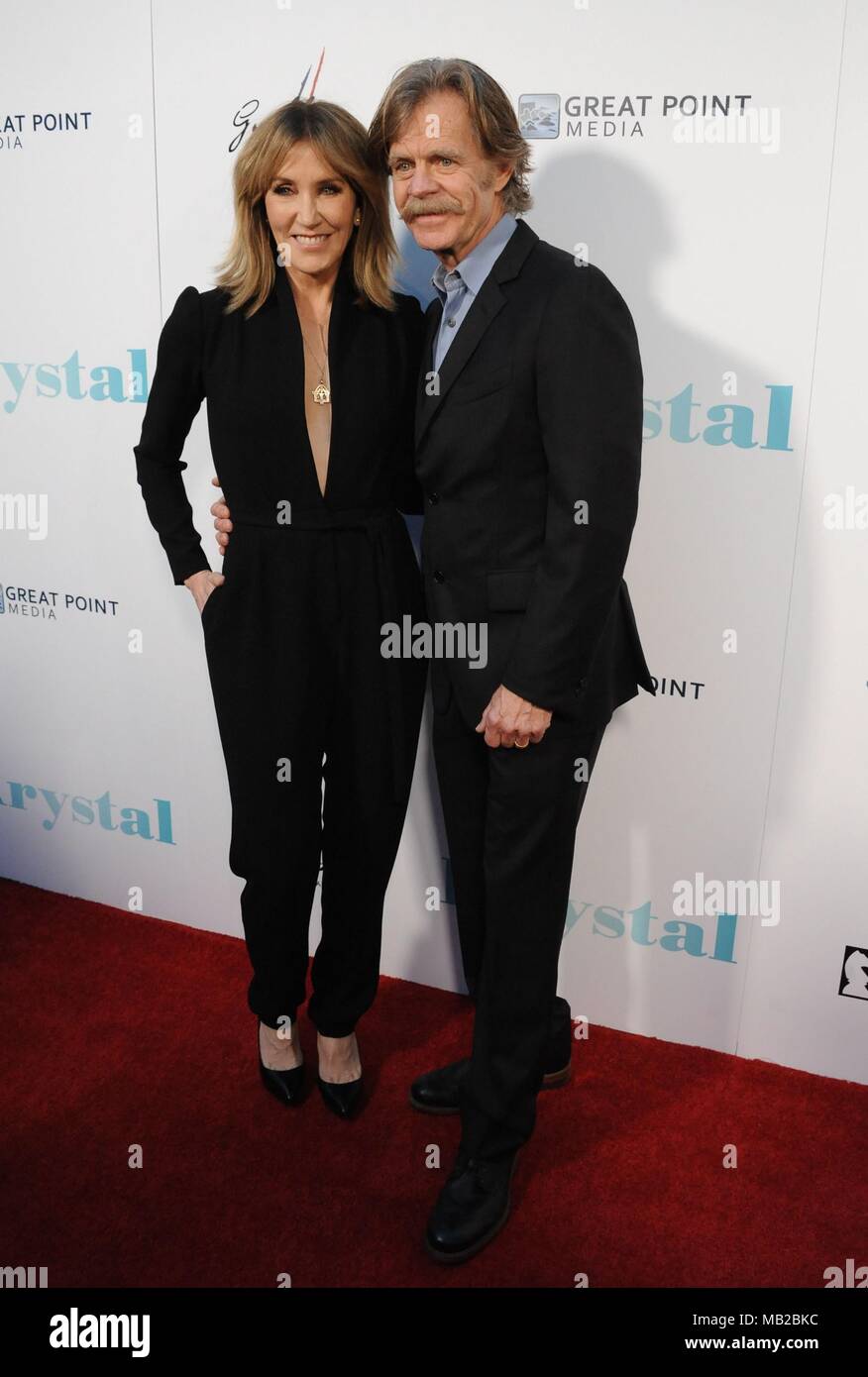Los Angeles, CA, USA. 5th Apr, 2018. Felicity Huffman, William H. Macy
