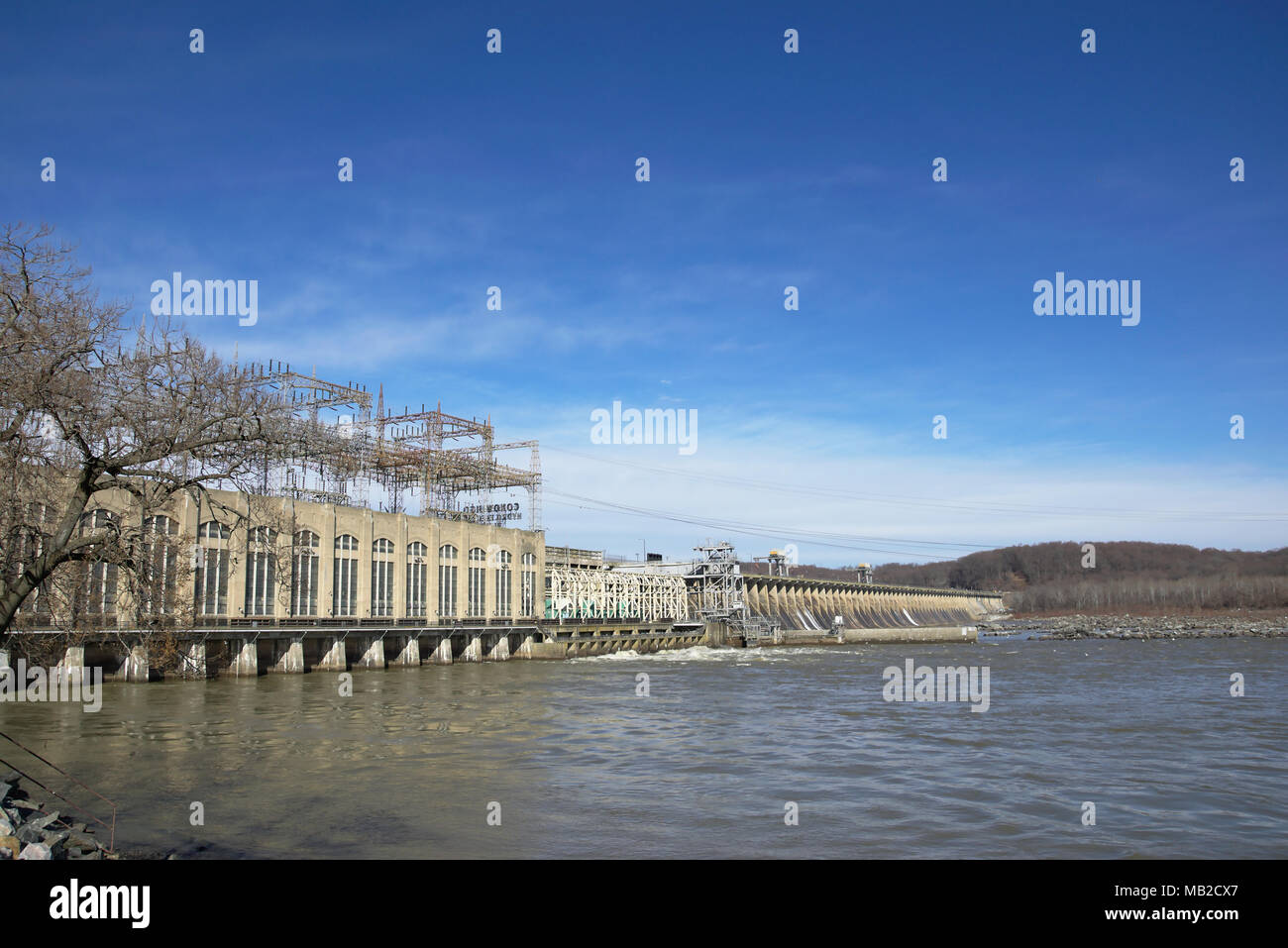 Landscape of Conowingo Dam in Maryland Stock Photo Alamy