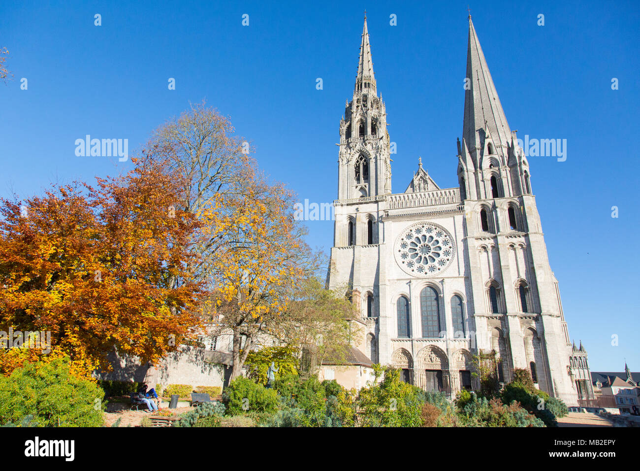 Chartres Cathedral Stock Photo