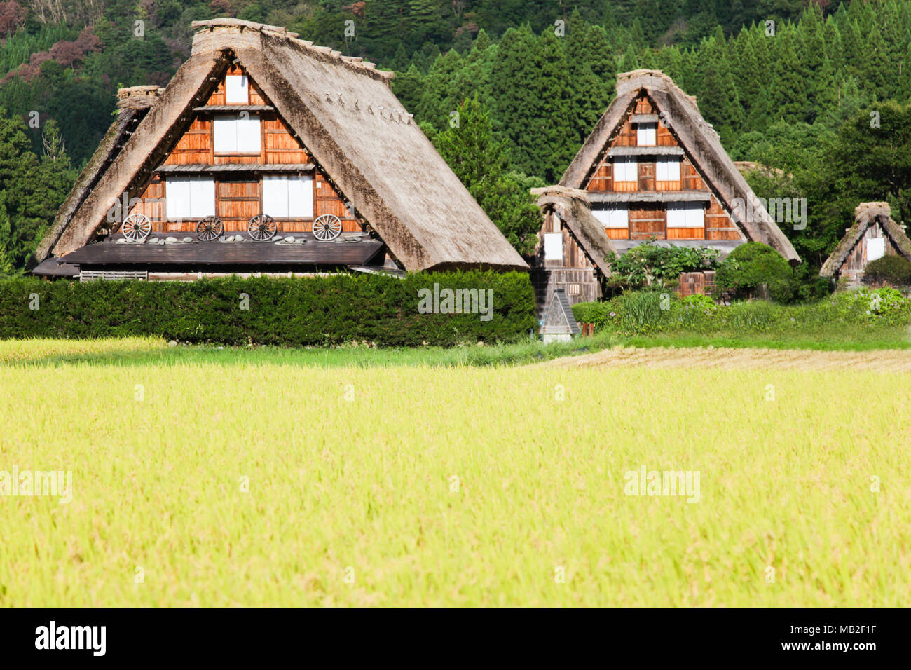 World Heritage Shirakawago Stock Photo