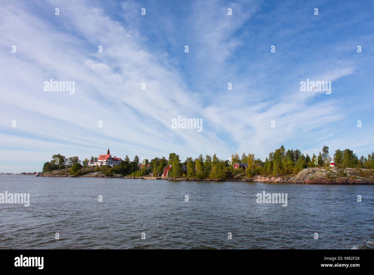 Popular landscape of Helsinki Stock Photo