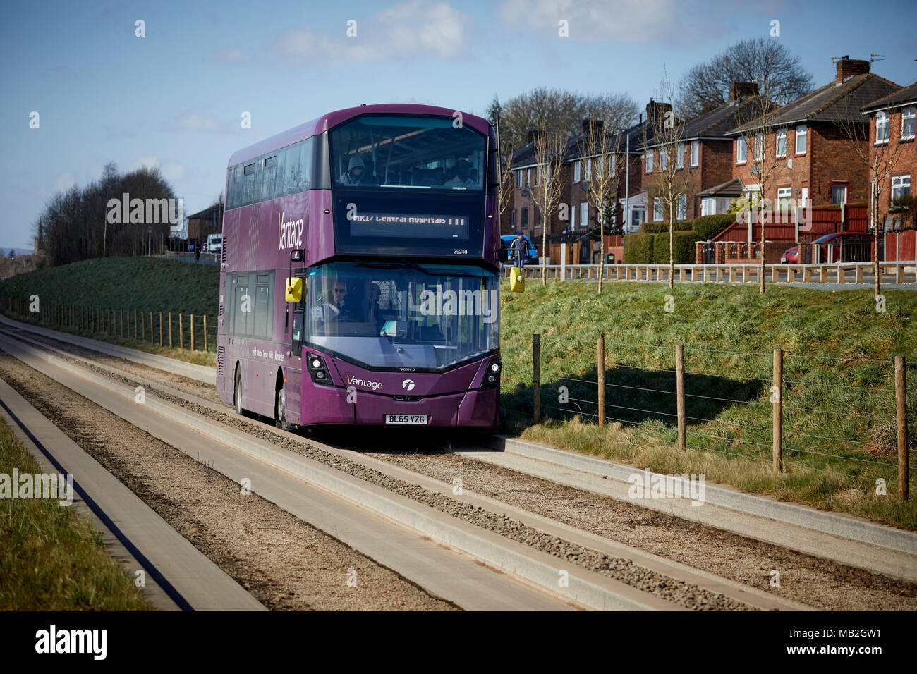 Purple, Bus Rapid Transit scheme in Greater Manchester, Volvo B5LH