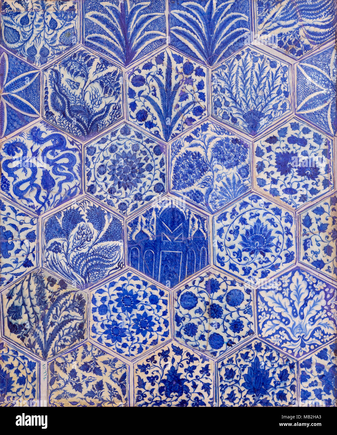 Ottoman era style glazed ceramic tiles decorated with floral ... Ottoman era style glazed ceramic tiles decorated with floral ...
