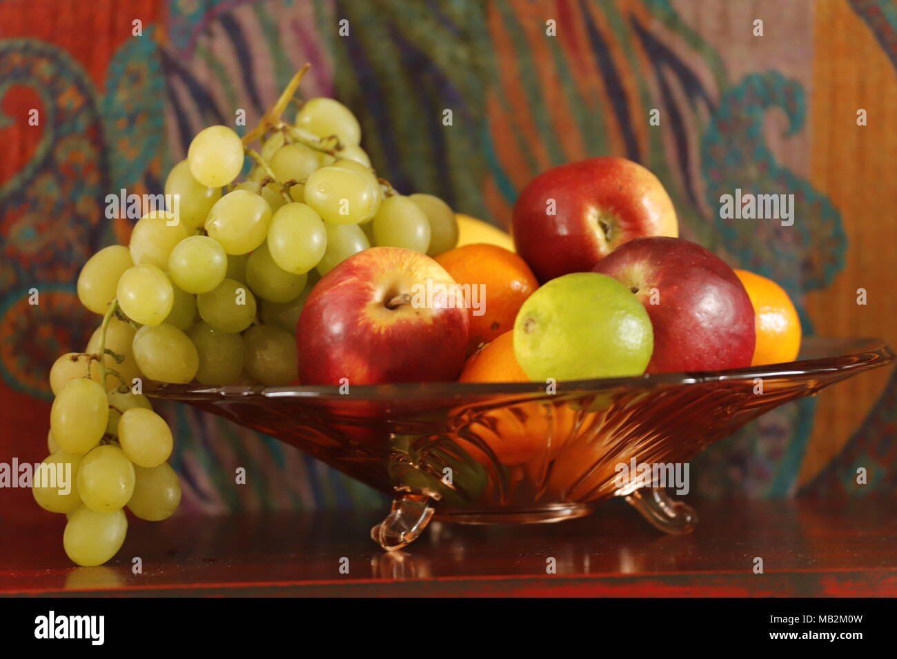 A Bowl With Several Kinds Of Fruits Stock Photo - Alamy