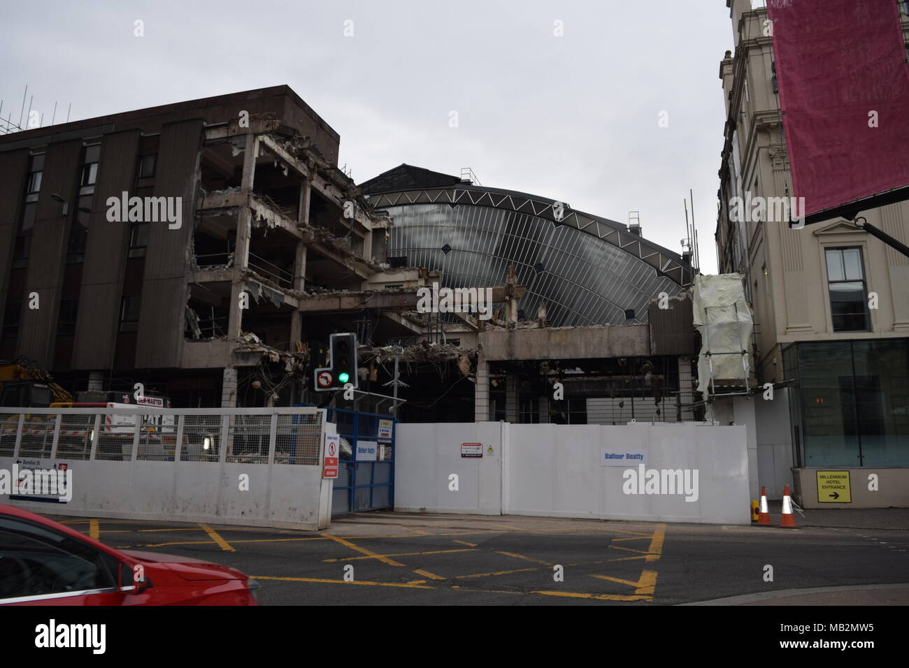 Dalton fountain Glasgow" historic train shed uncovered in queen st