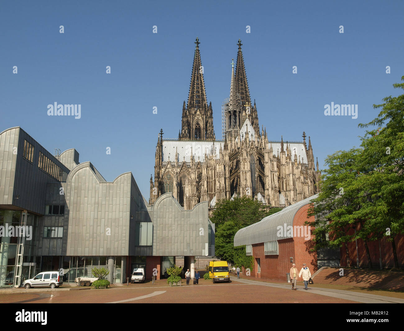 KOELN, GERMANY - CIRCA AUGUST 2009: View of the Roman German Museum ...