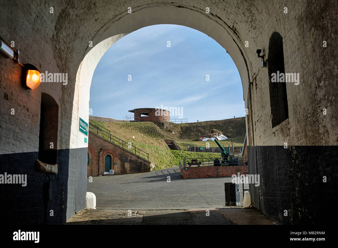 Newhaven fort Stock Photo