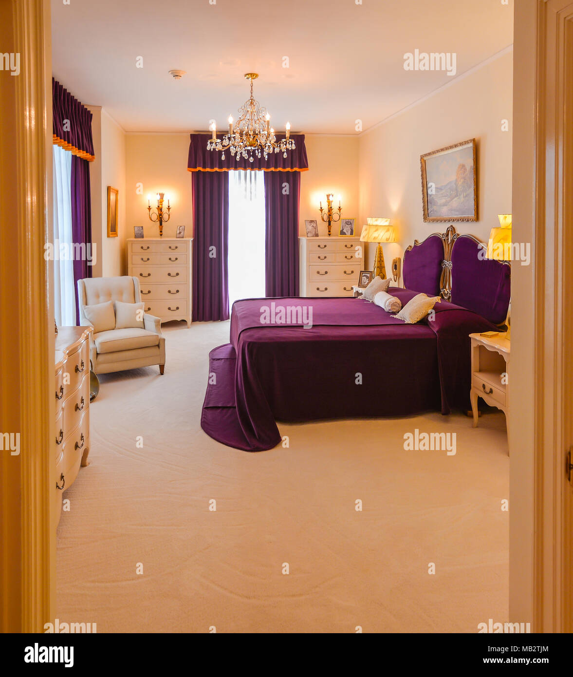 Graceland Elvis Presley Interior Stock Photos Graceland