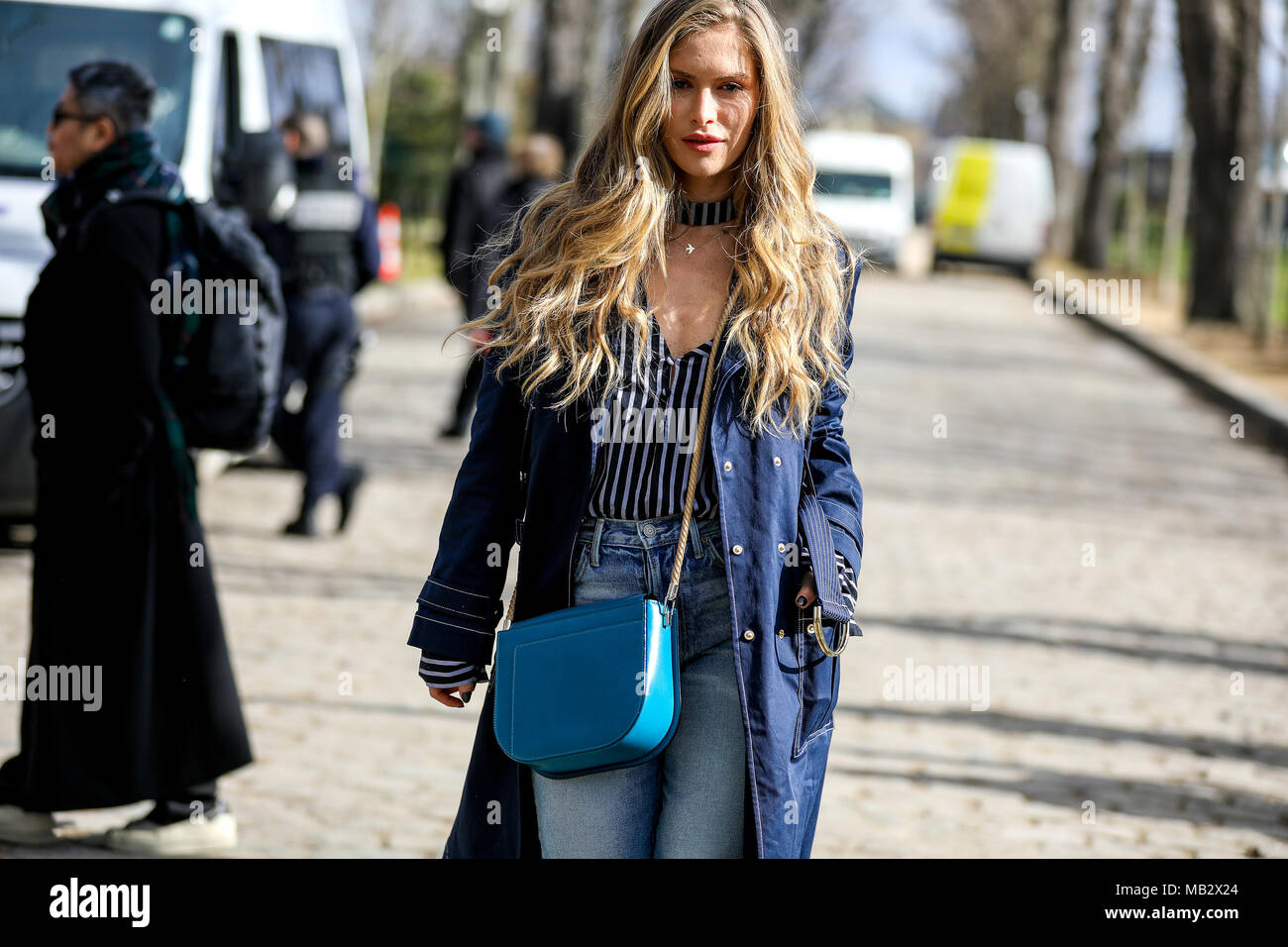 Paris Fashion Week Street style after the Sacai Fall/Winter 2018 Show