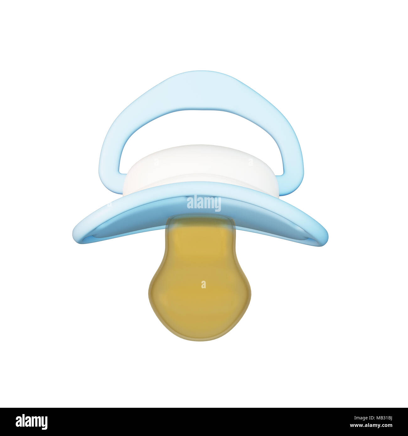 3d illustration of a pacifier isolated on white background Stock Photo ...