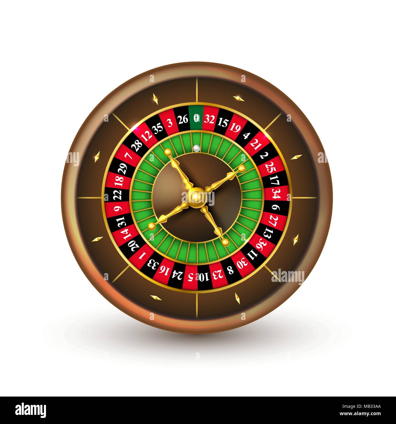 Casino roulette wheel Stock Vector Images Alamy