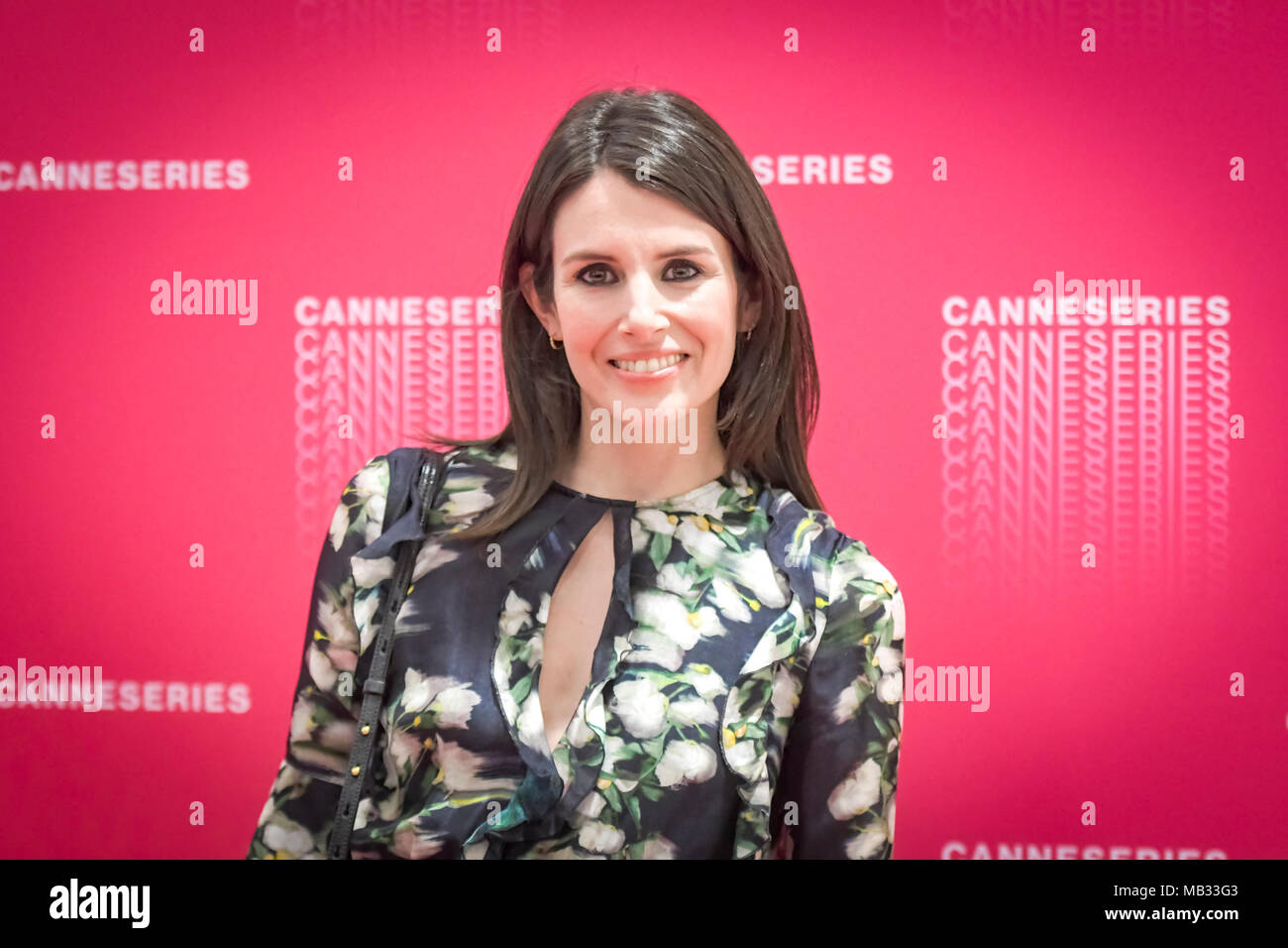 Opening Ceremony of the 1st Cannes Film Festival Canneseries - Louise Monot Stock Photo
