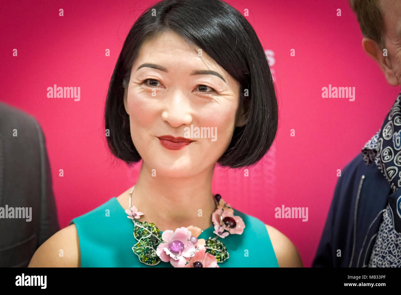 Opening Ceremony of the 1st Cannes Film Festival Canneseries - Fleur Pellerin Stock Photo