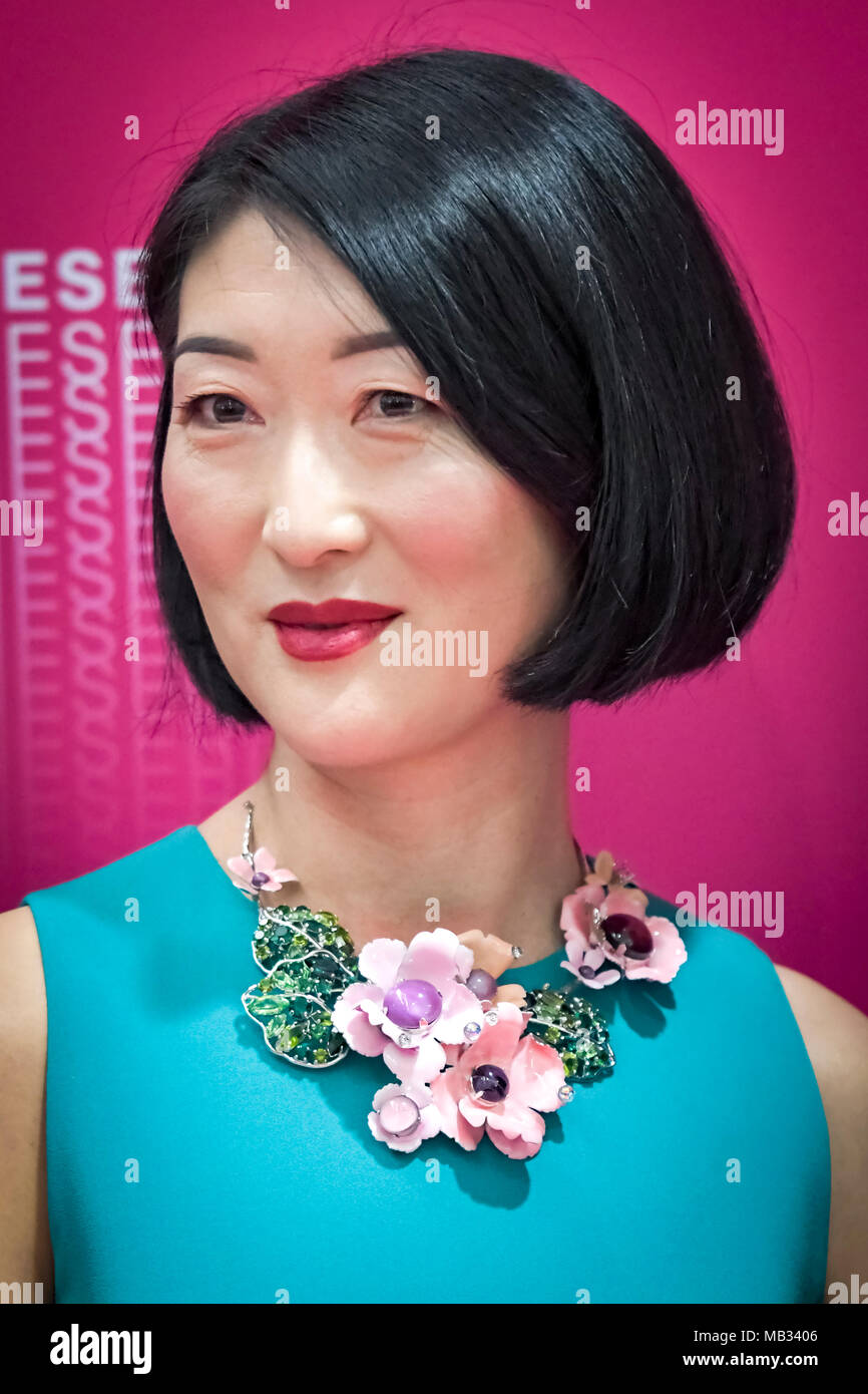 Opening Ceremony of the 1st Cannes Film Festival Canneseries - Fleur Pellerin Stock Photo