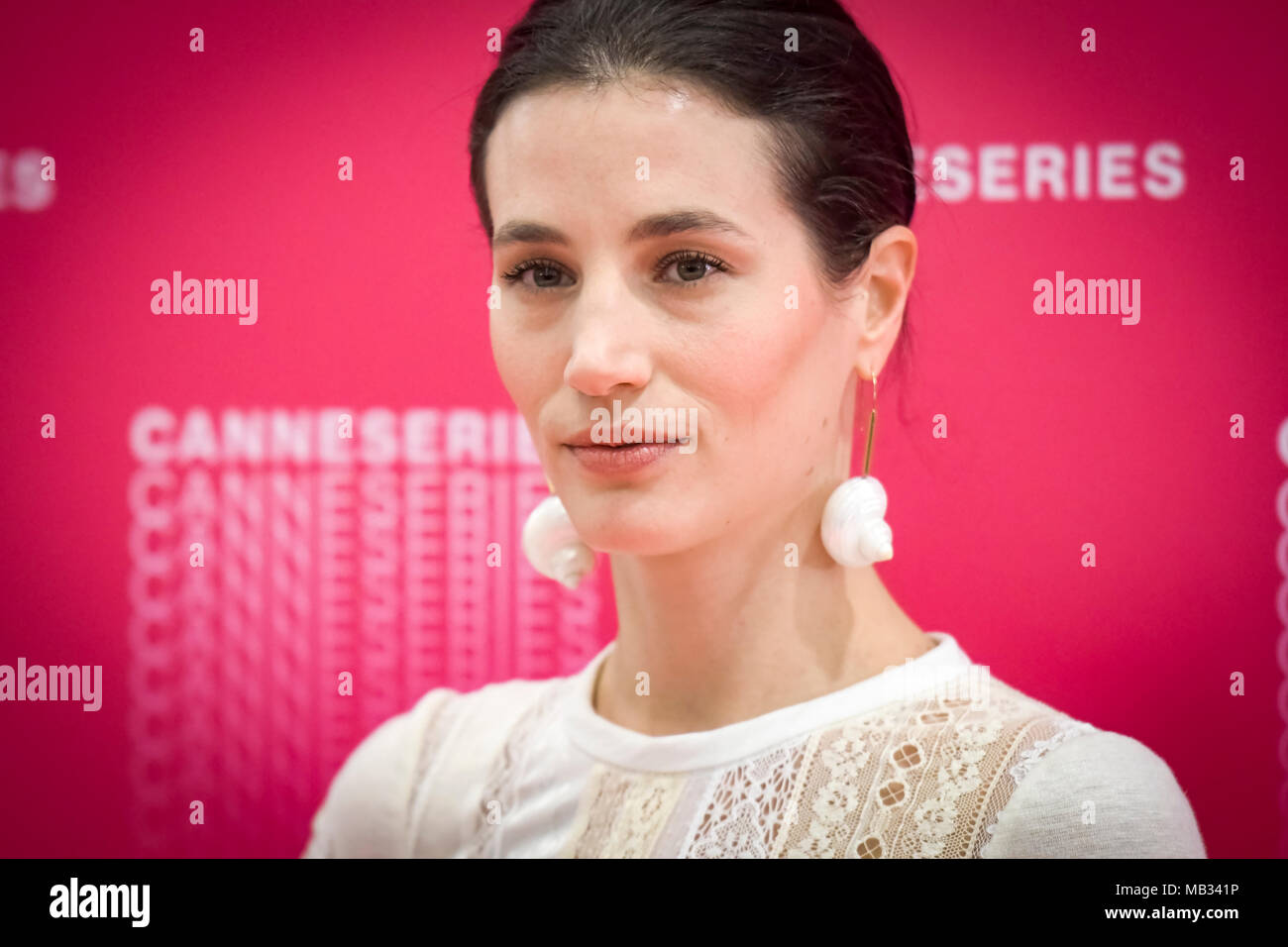 Opening Ceremony of the 1st Cannes Film Festival Canneseries - Elisa Lasowski Stock Photo