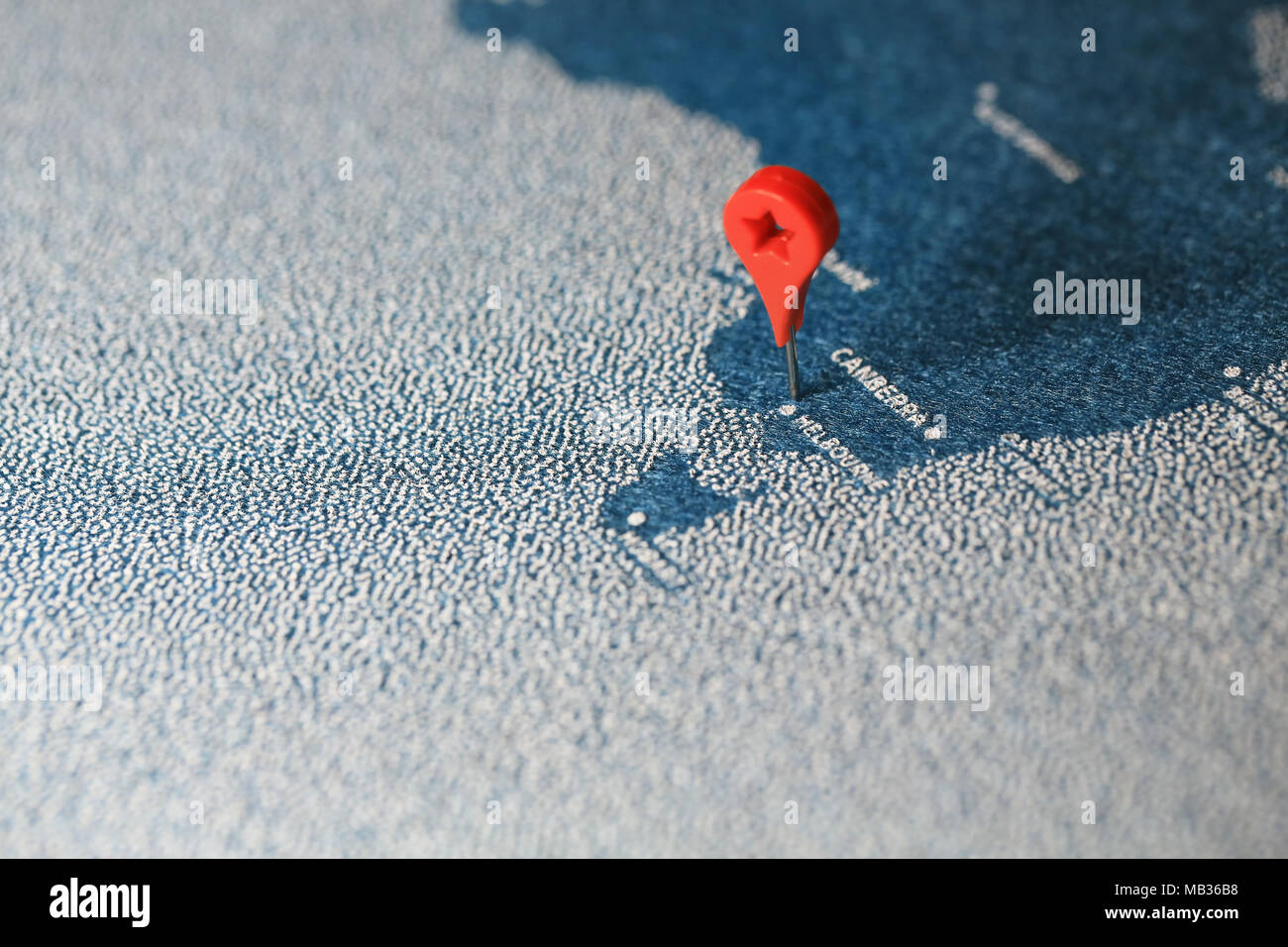 Melbourne australia map stock photo alamy