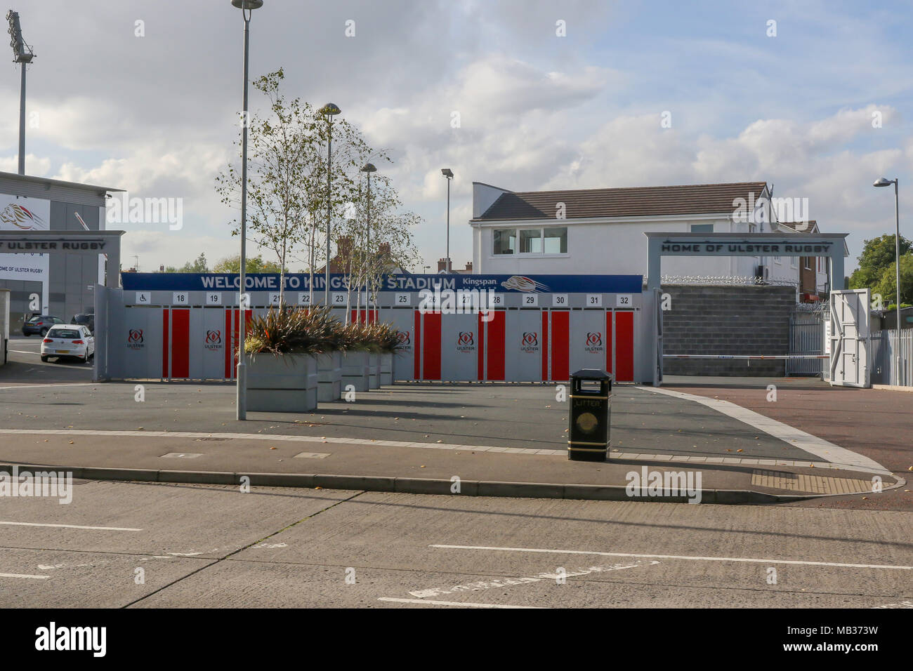 The Kingspan Stadium in Belfast where the Ulster Rugby team plays. It