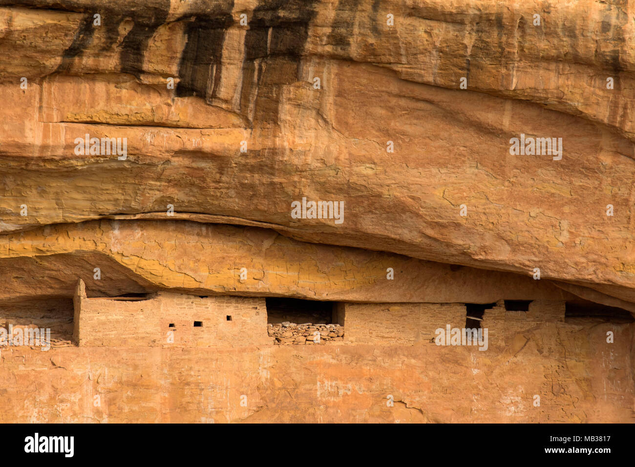 Sunset House Mesa Verde National Park Colorado Stock Photo