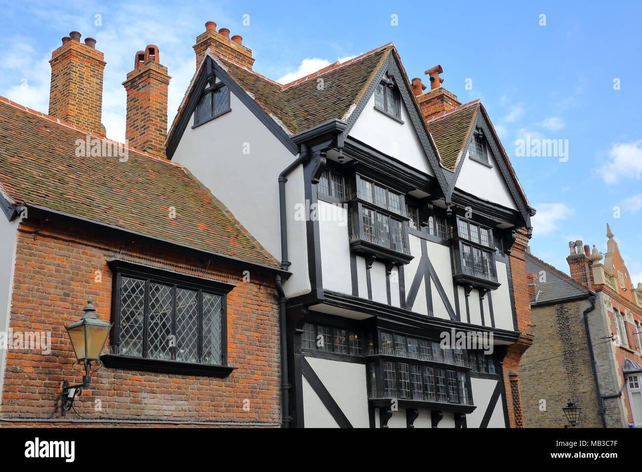 ROCHESTER, UK - MARCH 23, 2018: Historic Eastgate House on High Street Stock Photo