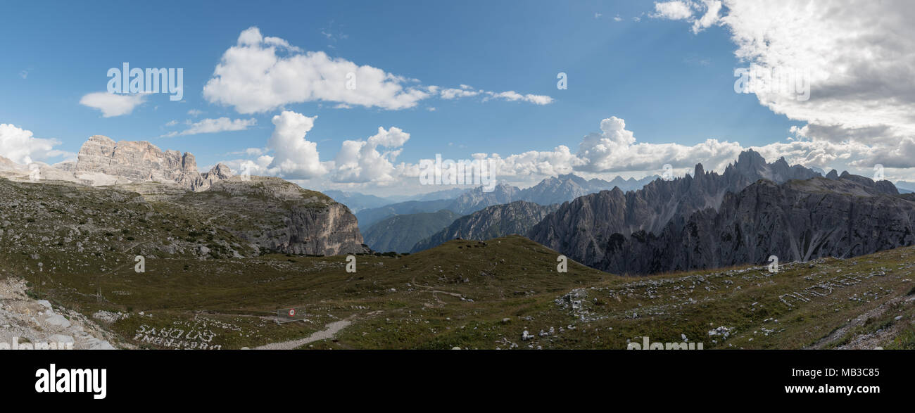 dolomites in Trentino, rocks and mountain Stock Photo