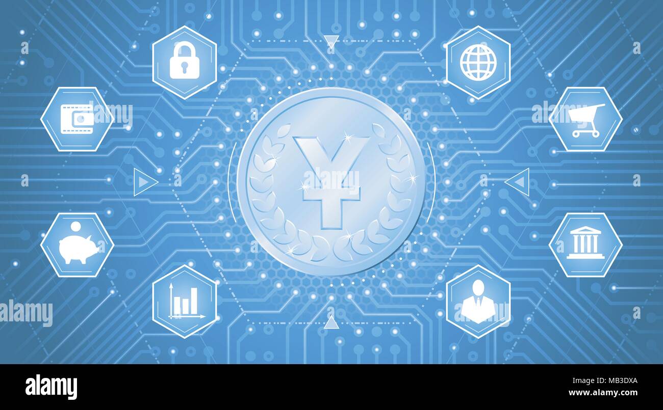 Yuan coin Stock Vector Images Alamy