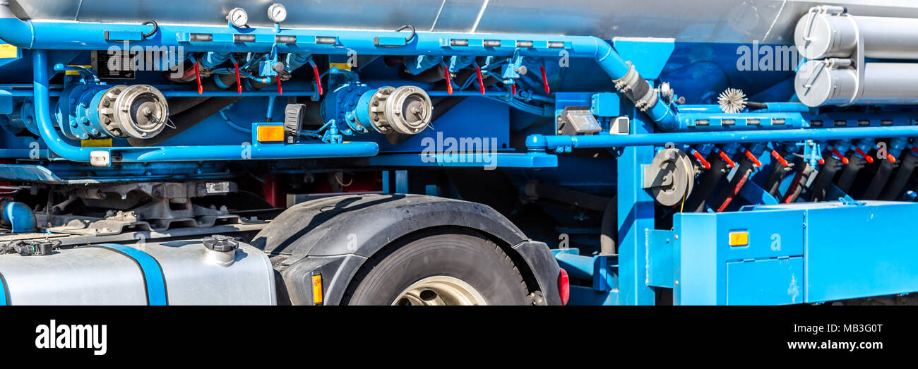 Web Banner Of A Modern Marine Blue Truck Stock Photo 178943320