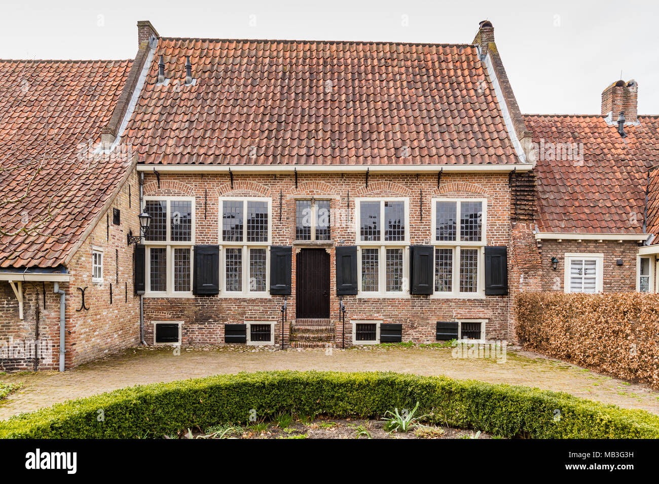 Small tradiitional houses De armen de Poth in the ancient city center of  Amersfoort Netherlands Stock Photo - Alamy