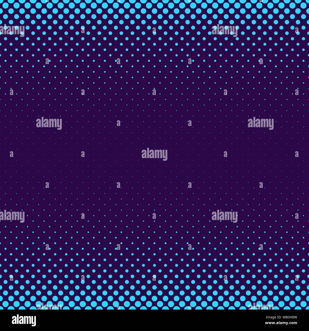 Geometric halftone dot pattern background - vector graphic with circles ...