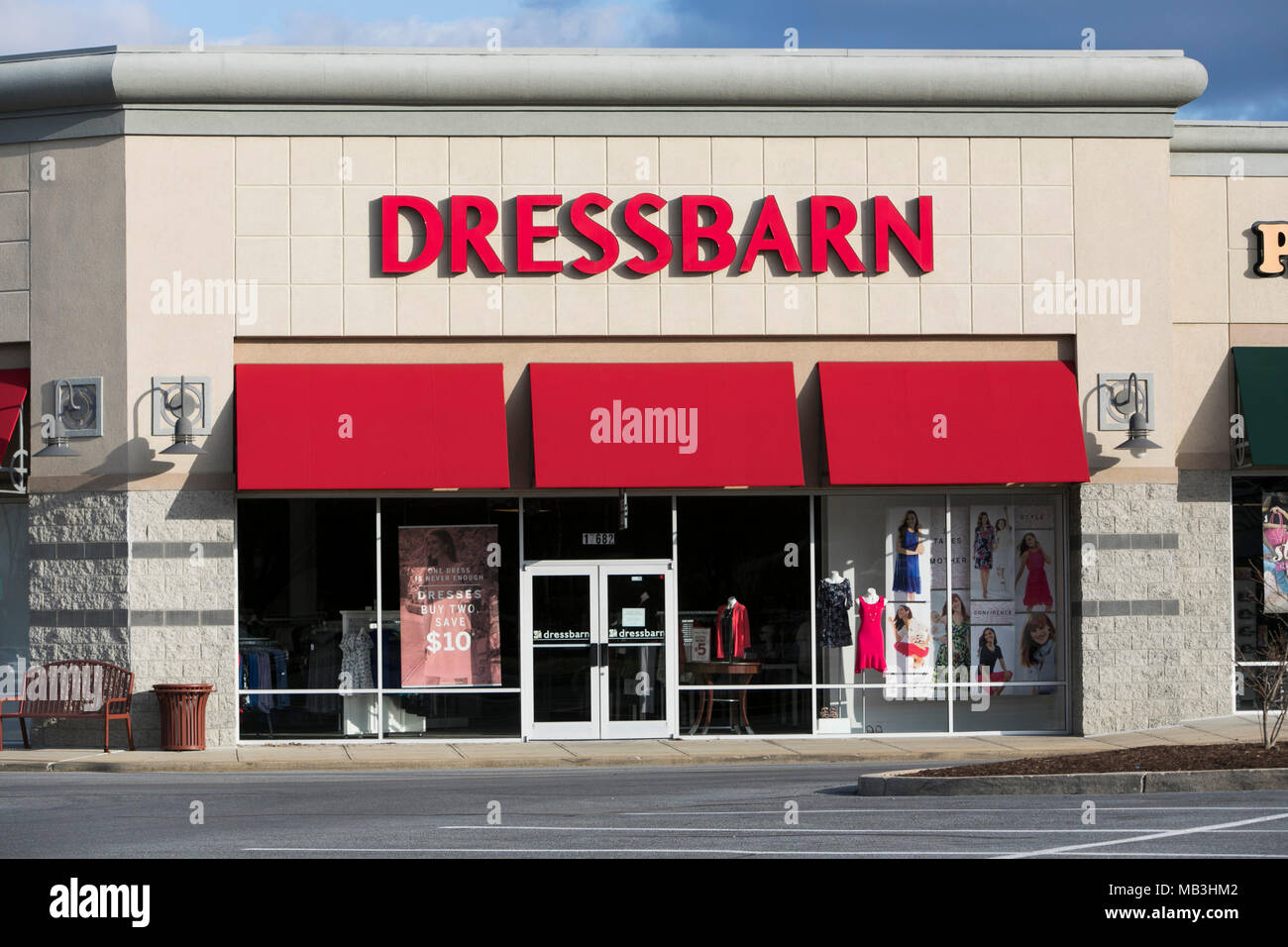 A DressBarn logo seen on a retail store front in Hagerstown, Maryland on  April 5, 2018 Stock Photo - Alamy