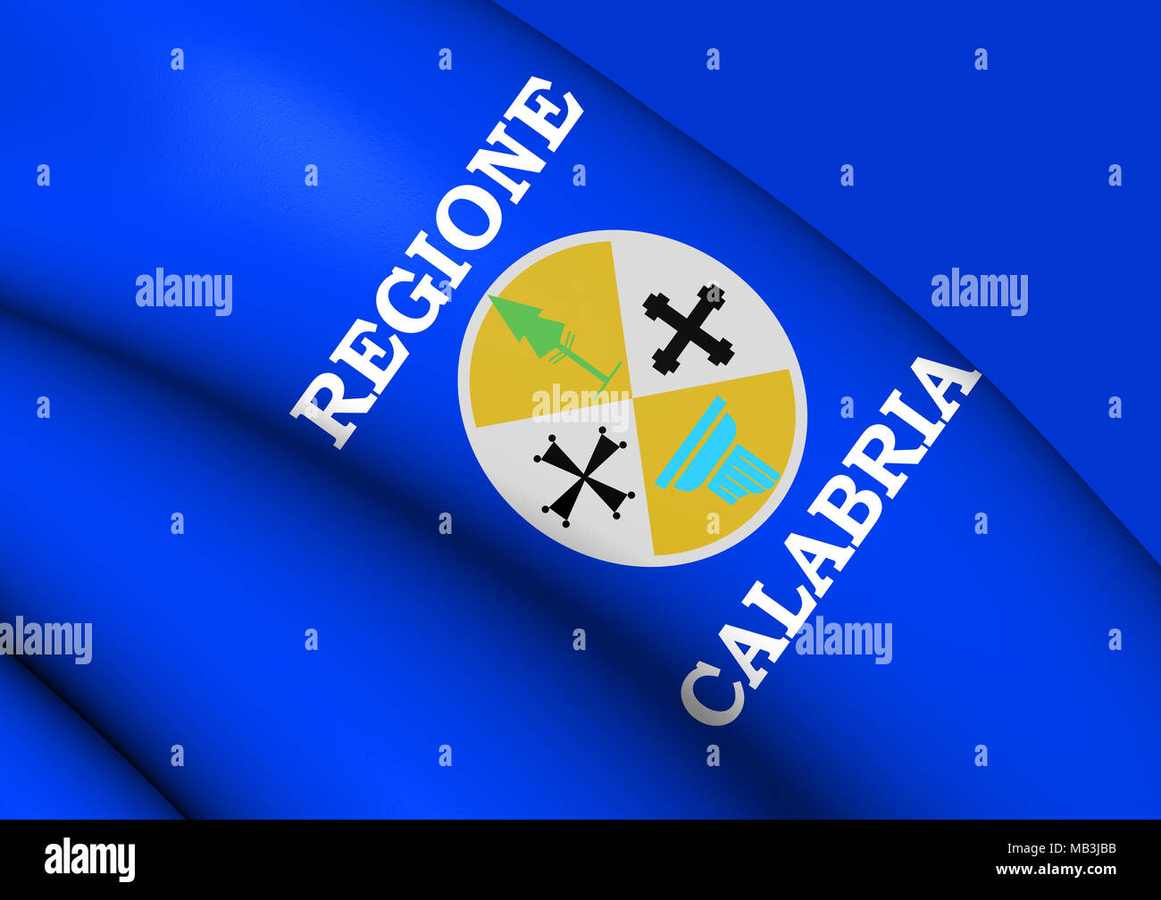 Calabria flag italy hi-res stock photography and images - Alamy