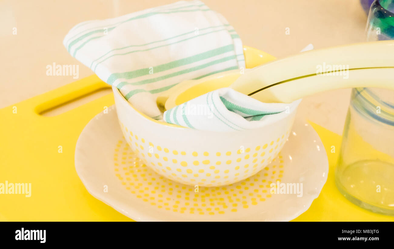 Modern kitchen in luxury house Stock Photo - Alamy