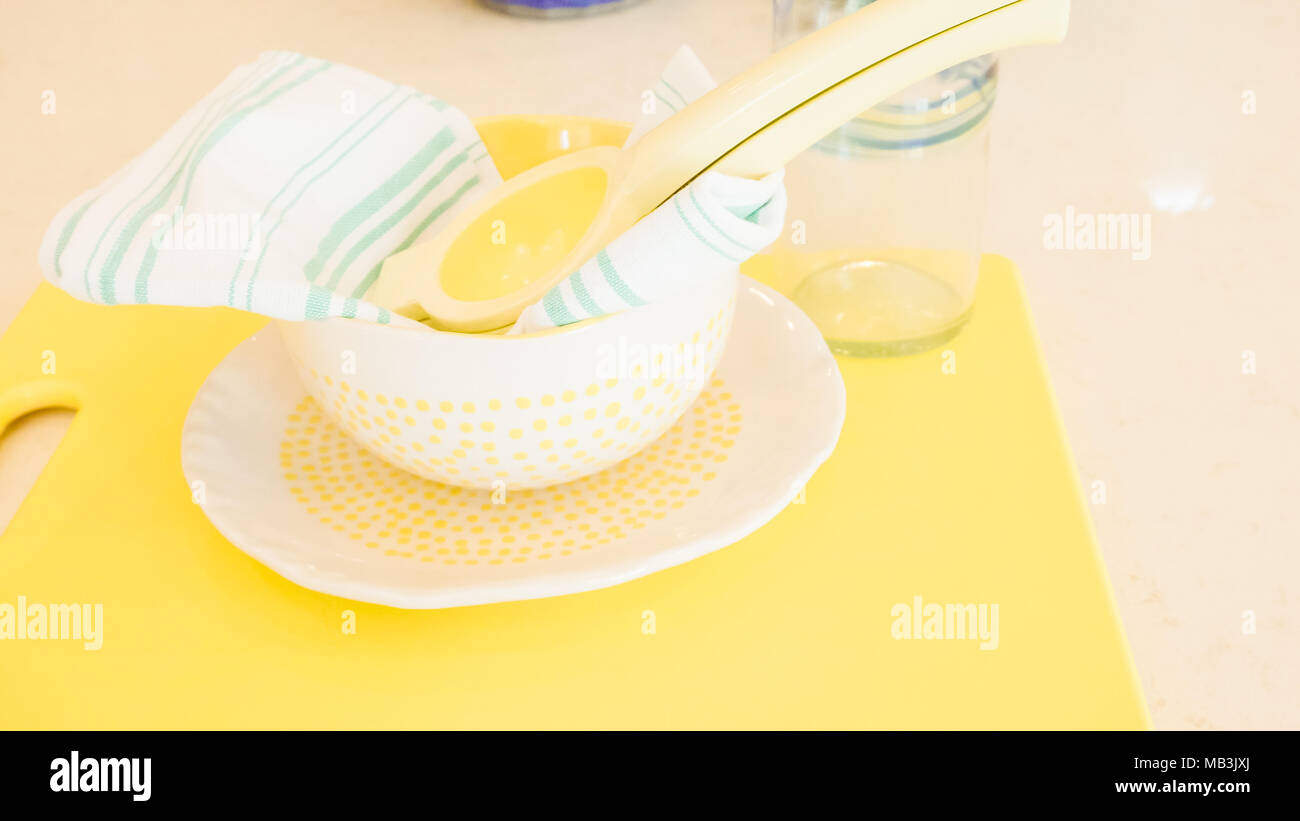 Modern kitchen in luxury house Stock Photo - Alamy