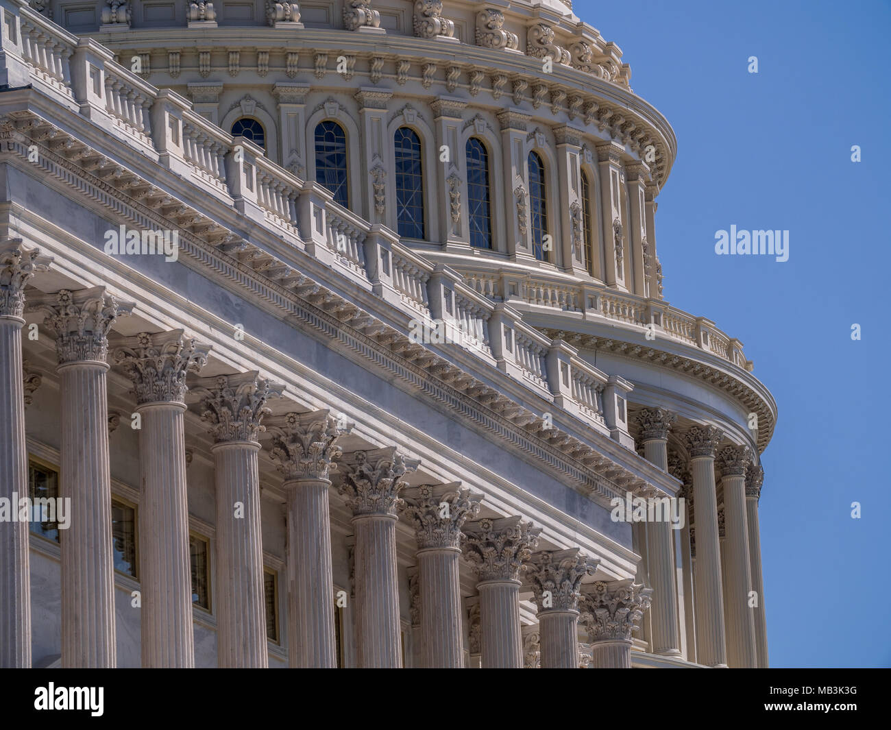 US National Capitol in Washington, D.C. Stock Photo