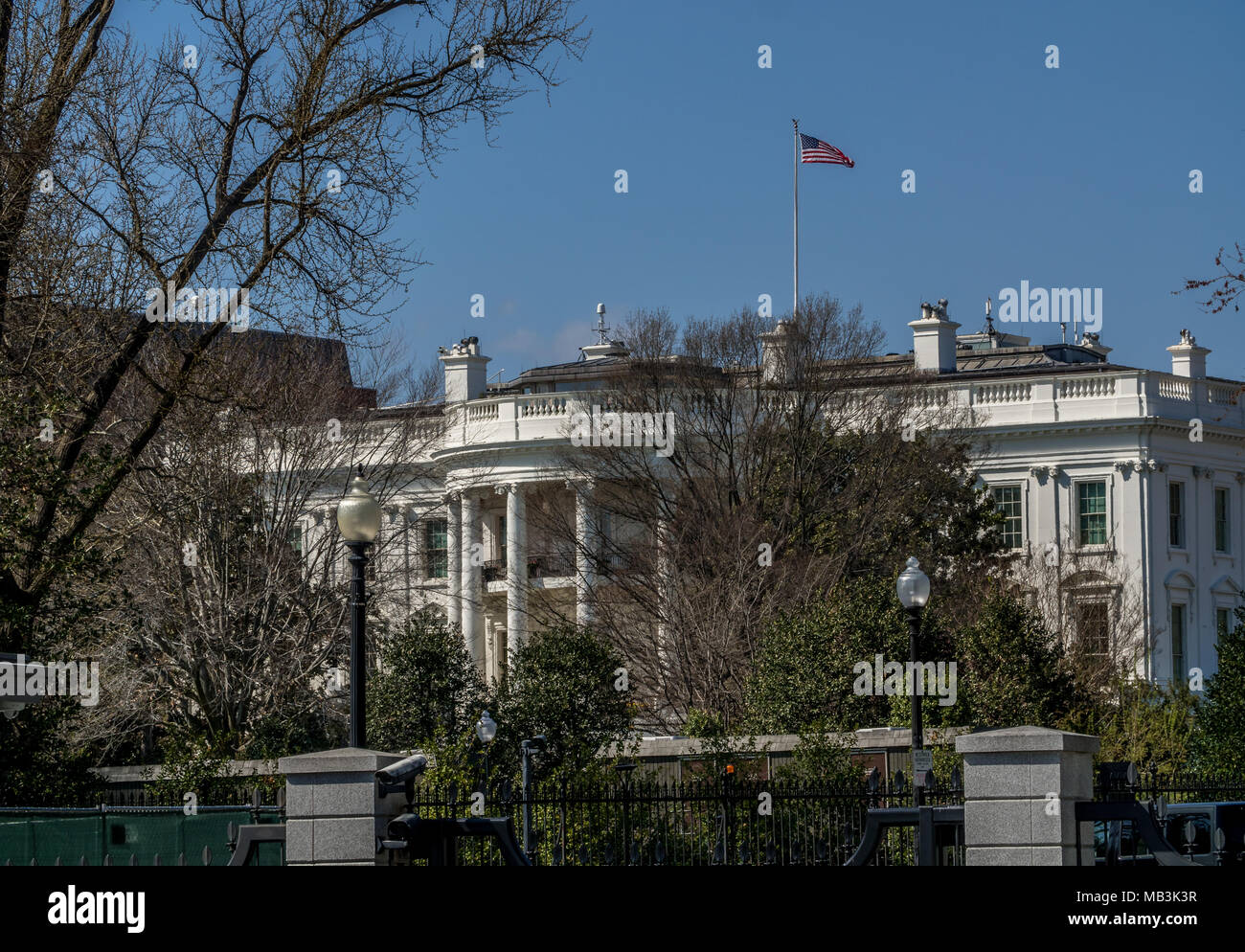 The White House, Washington D.C. Stock Photo