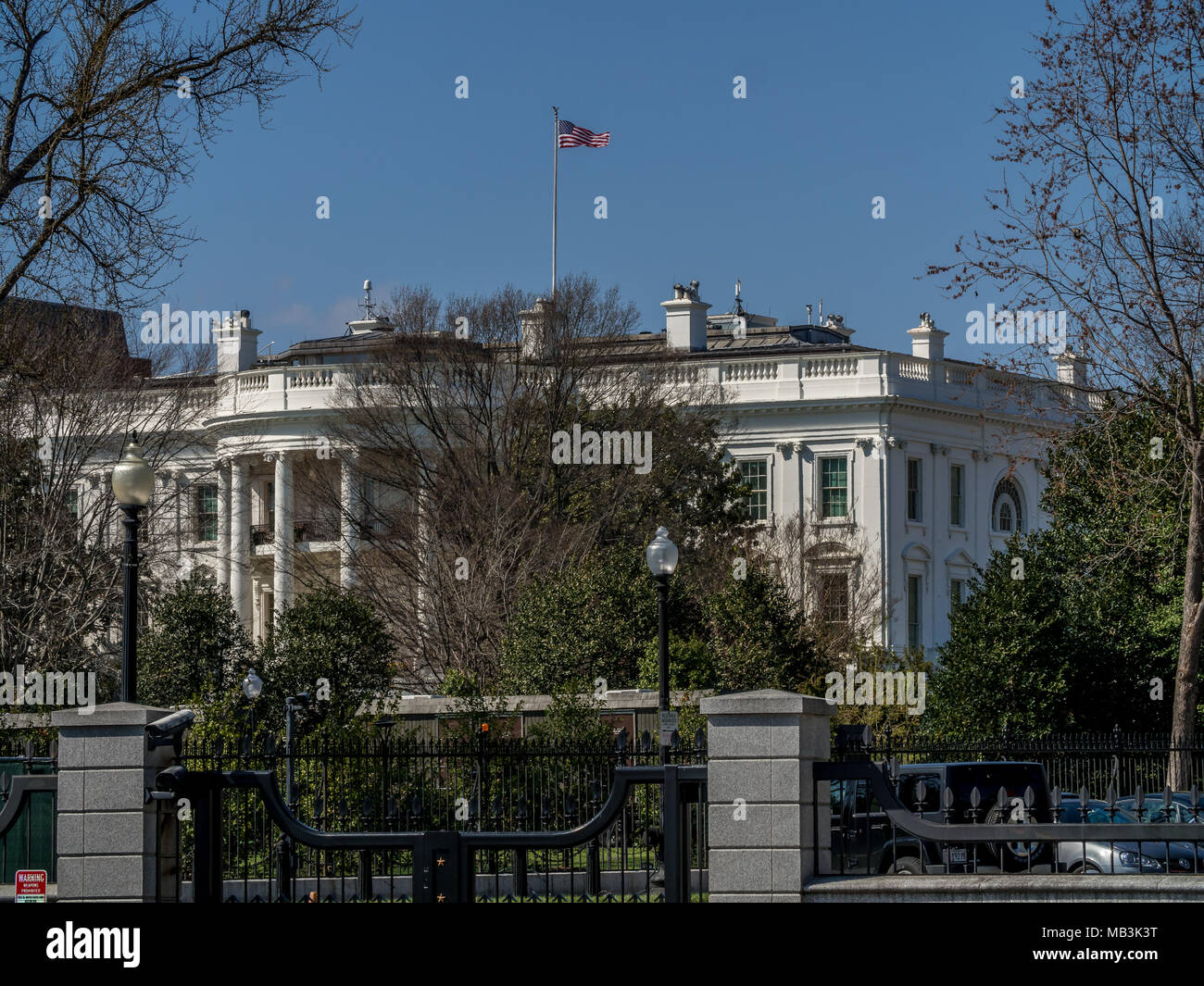 The White House, Washington D.C. Stock Photo