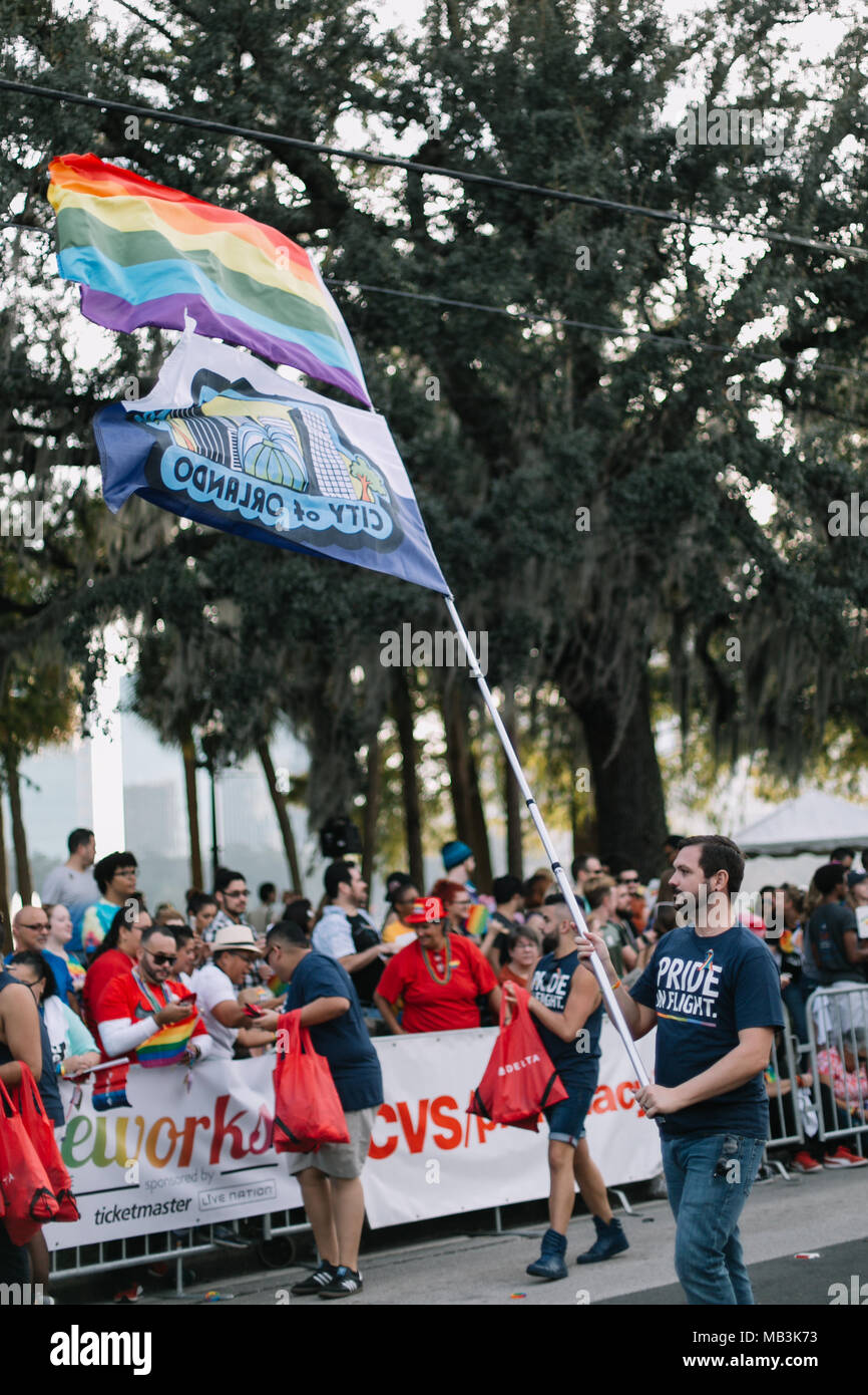 Flight attendant pride parade hi-res stock photography and images - Alamy