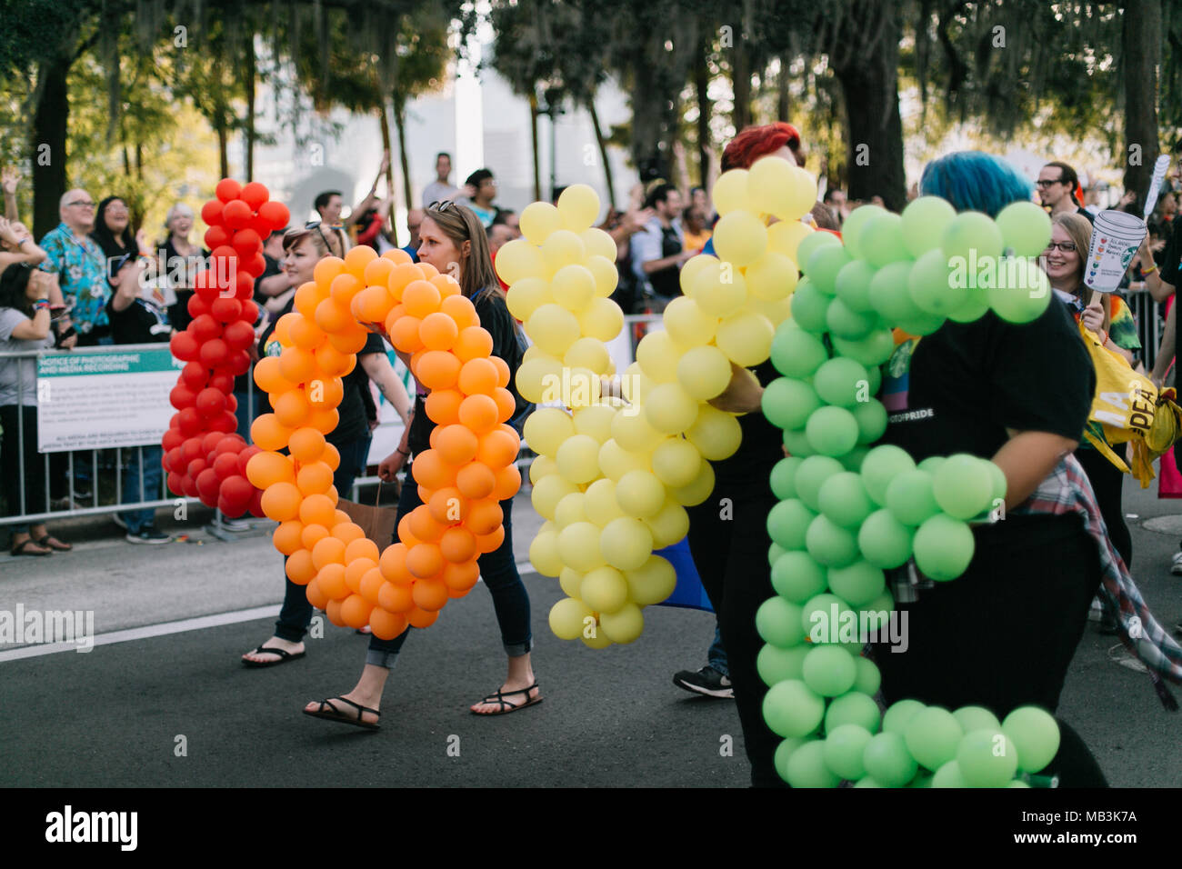Downtown orlando pride parade hi-res stock photography and images - Alamy