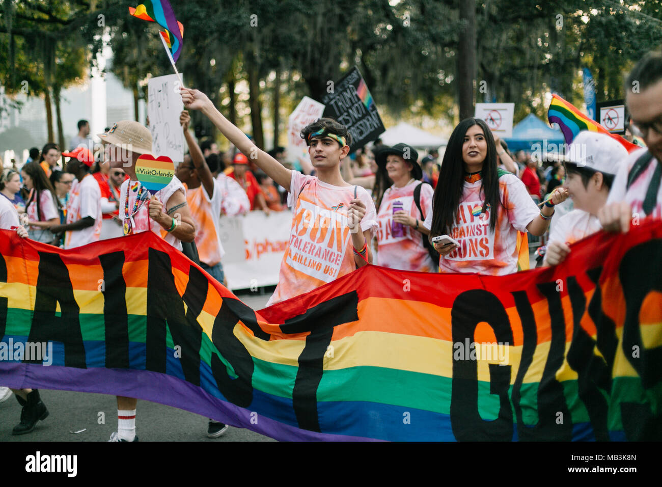 Orlando pride colors hi-res stock photography and images - Alamy