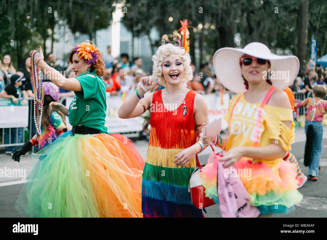 Pride parade float orlando hi-res stock photography and images - Alamy
